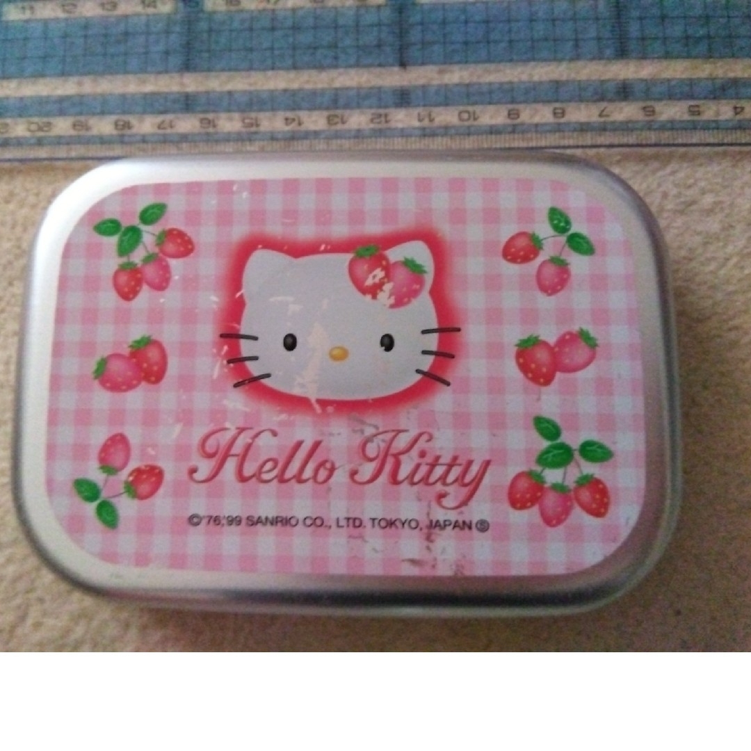 ハローキティ - キティちゃん 弁当箱 レトロ 昭和 アルミ ハロー ハローキティ - キティちゃん 弁当箱 レトロ 昭和 アルミ ハロー
