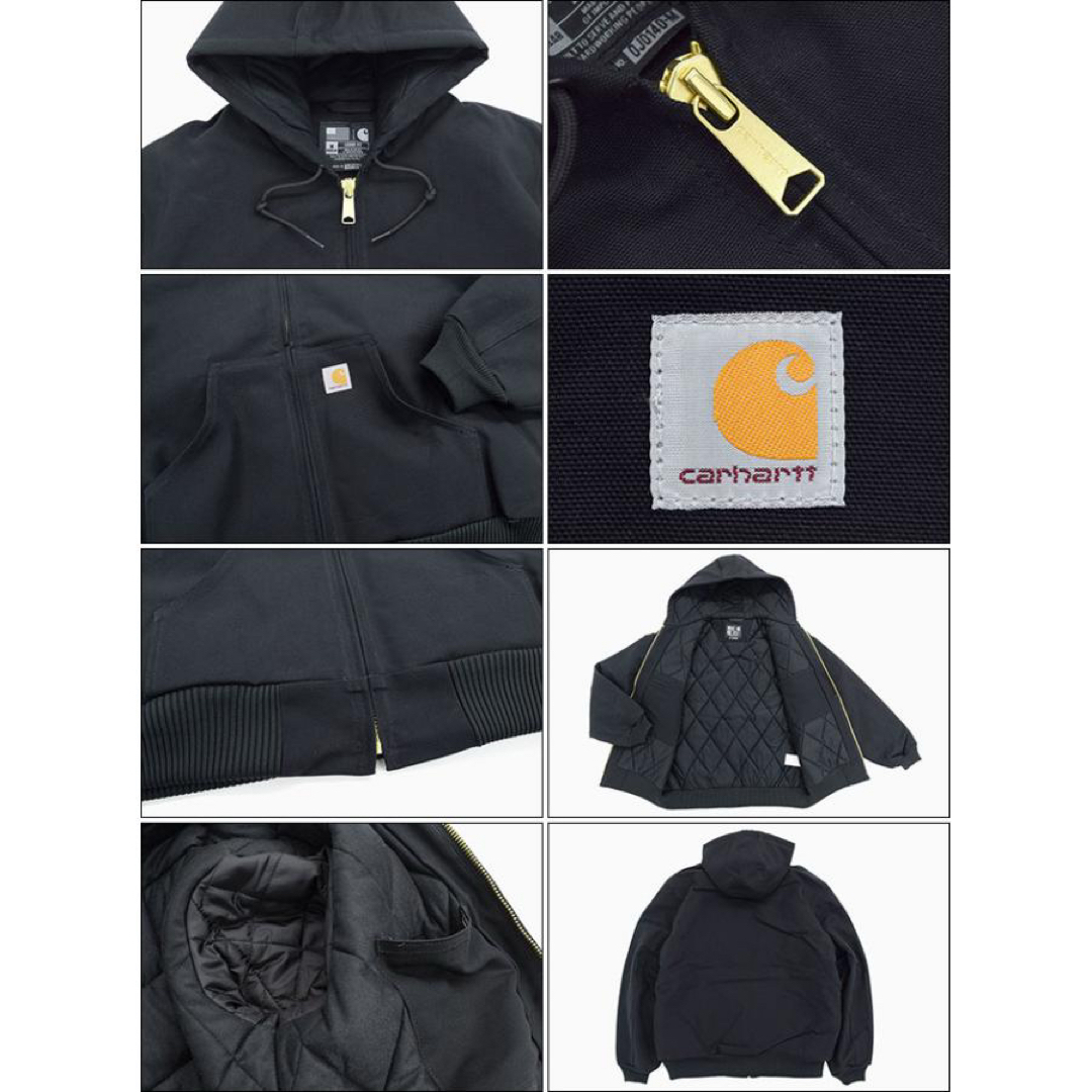 carhartt - carhartt カーハート アクティブジャケット ブラック carhartt - carhartt カーハート アクティブジャケット ブラック