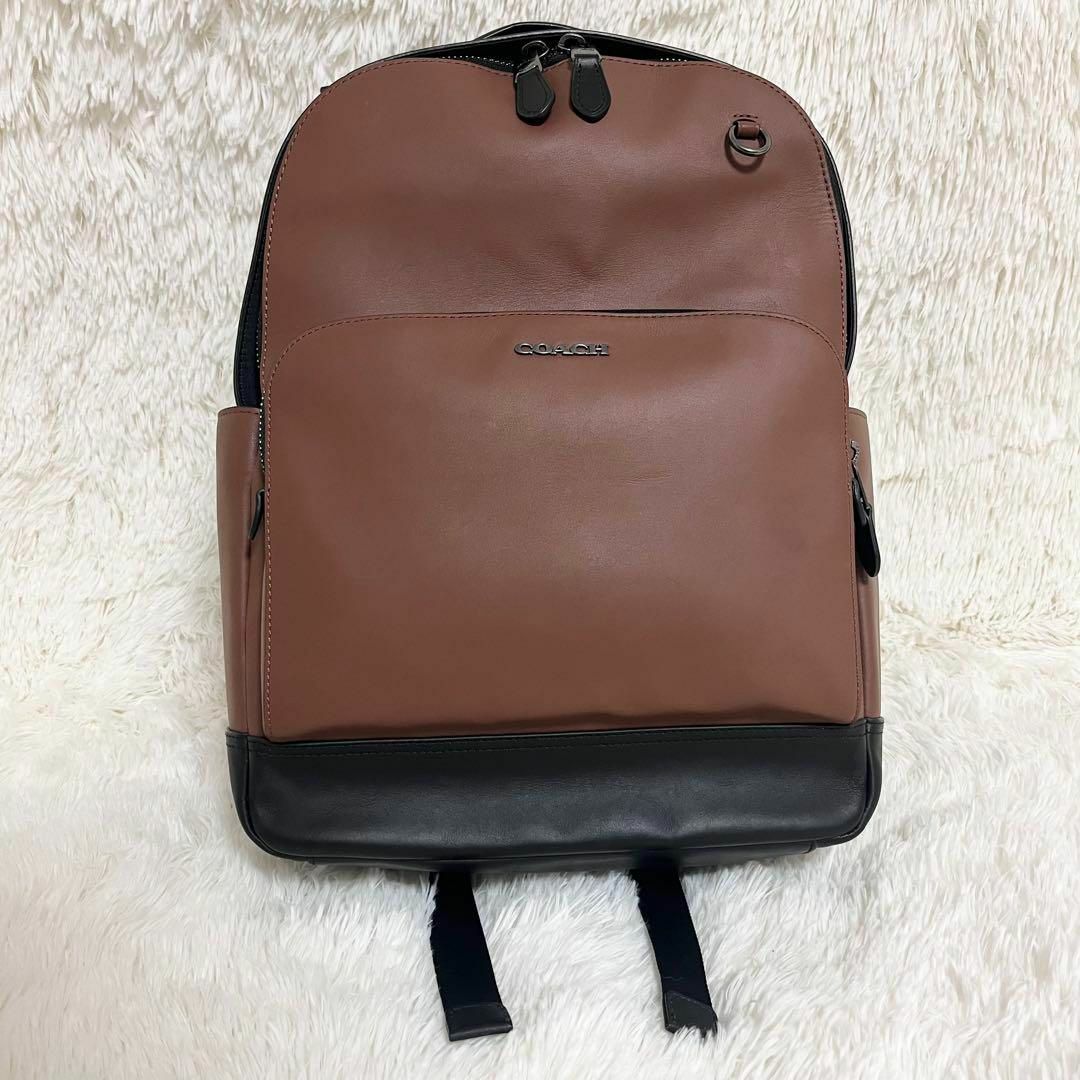 COACH - COACH コーチ C2934 レザー リュックサック ブラウンの COACH - COACH コーチ C2934 レザー リュックサック ブラウンの