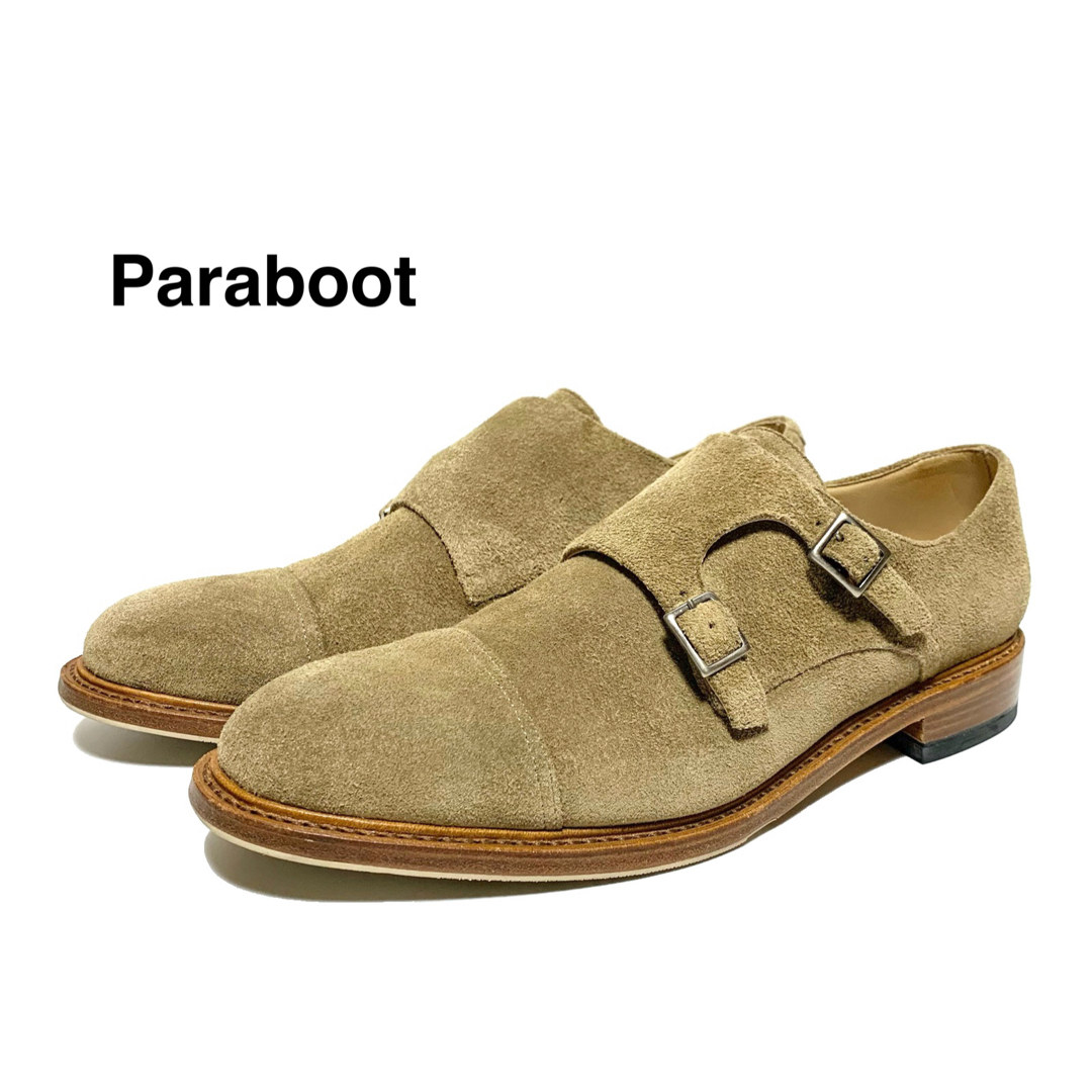 Paraboot - ☆良品 パラブーツ スエード ダブルモンクストラップ Paraboot - ☆良品 パラブーツ スエード ダブルモンクストラップ