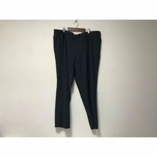 コムサメン(COMME CA MEN)の美品本物コムサメンCOMMECAMEN柄デカビッグスラックスパンツ黒2XL(スラックス)