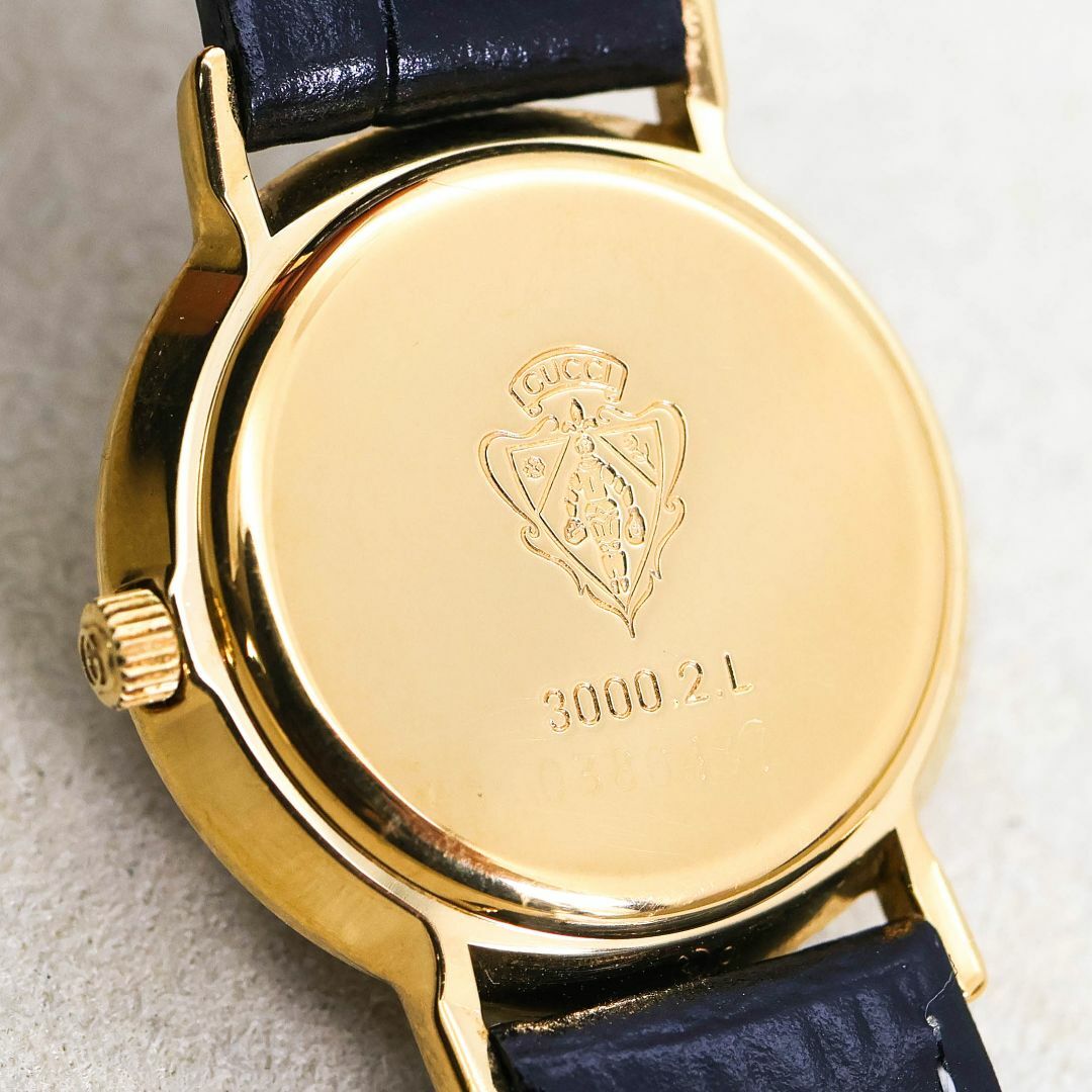 稼働 GUCCI 腕時計 3000.2.L ローマインデックスベゼル 722 稼働 GUCCI 腕時計 3000.2.L ローマインデックスベゼル 722