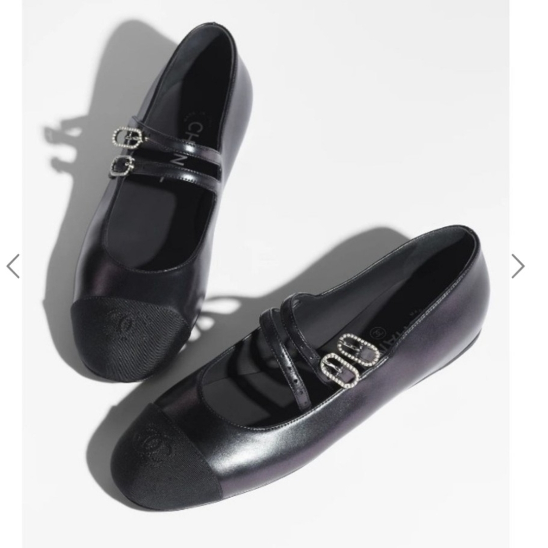 CHANEL - 未使用【シャネル】メリージェーン ダブルストラップ CHANEL - 未使用【シャネル】メリージェーン ダブルストラップ