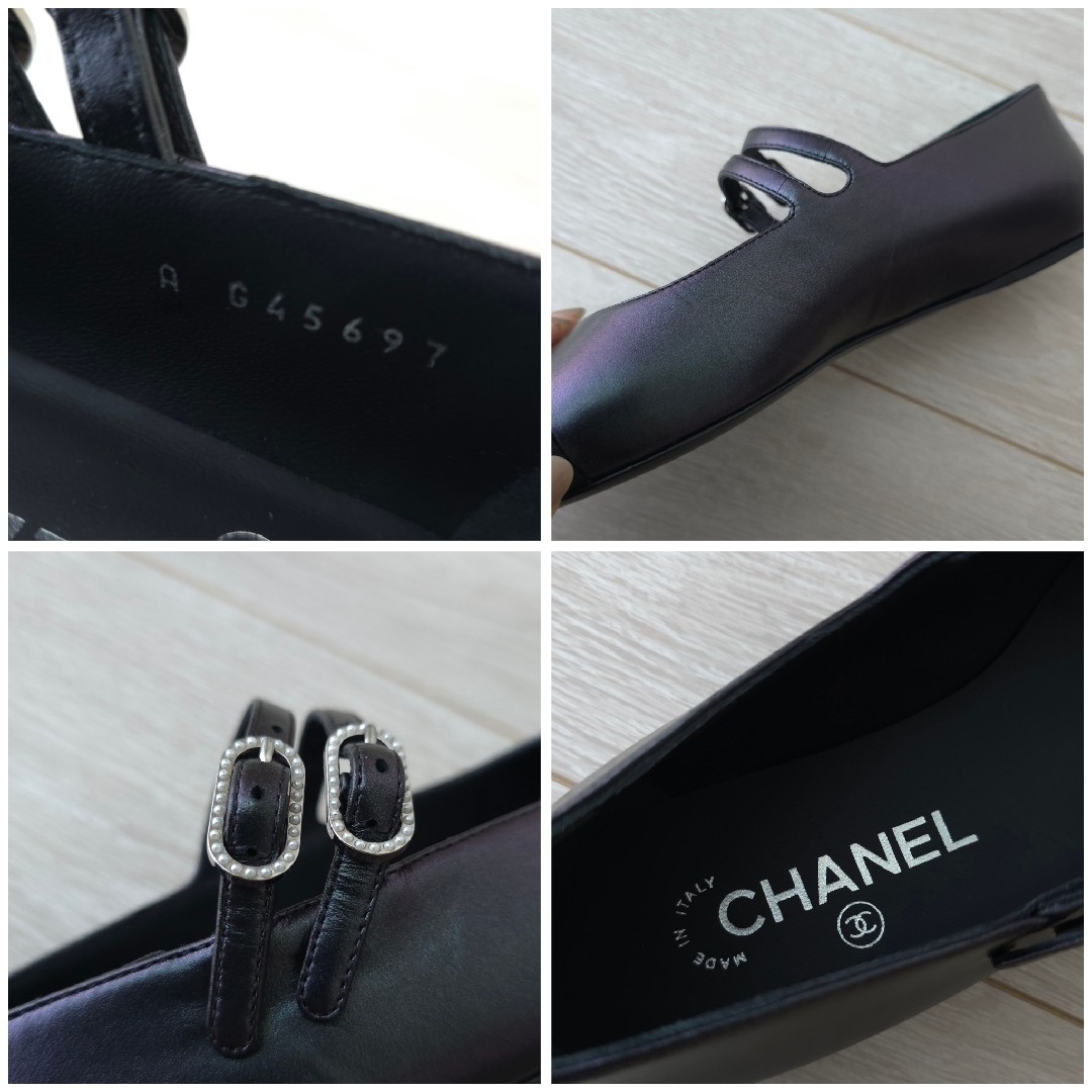 CHANEL - 未使用【シャネル】メリージェーン ダブルストラップ CHANEL - 未使用【シャネル】メリージェーン ダブルストラップ
