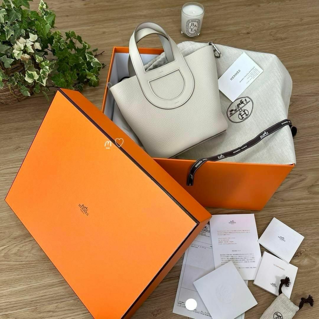 HERMES - HERMES エルメス インザループ18 ベトン レザー HERMES - HERMES エルメス インザループ18 ベトン レザー