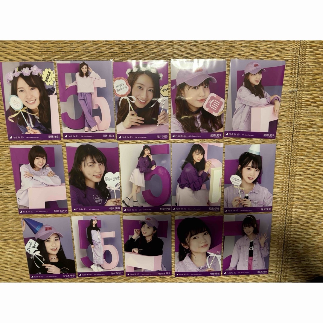 乃木坂46 生写真 5thAnniversary タレントグッズ 乃木坂46 生写真 5thAnniversary タレントグッズ