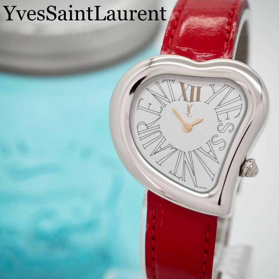Yves Saint Laurent - 478【美品】YvesSaintLaurent 時計 ハート Yves Saint Laurent - 478【美品】YvesSaintLaurent 時計 ハート