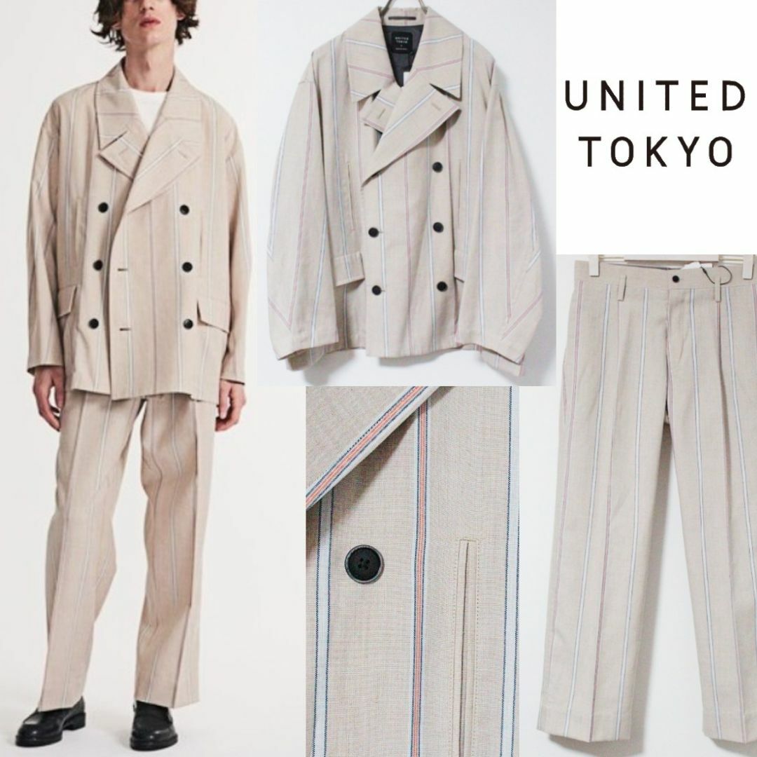 UNITED TOKYO - 新品 ユナイテッドトウキョウ ストライプ UNITED TOKYO - 新品 ユナイテッドトウキョウ ストライプ