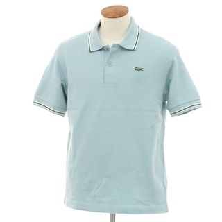 ラコステ(LACOSTE)の【中古】ラコステ LACOSTE × le FLEUR コットン 半袖ポロシャツ ライトブルー【サイズM】【メンズ】(ポロシャツ)