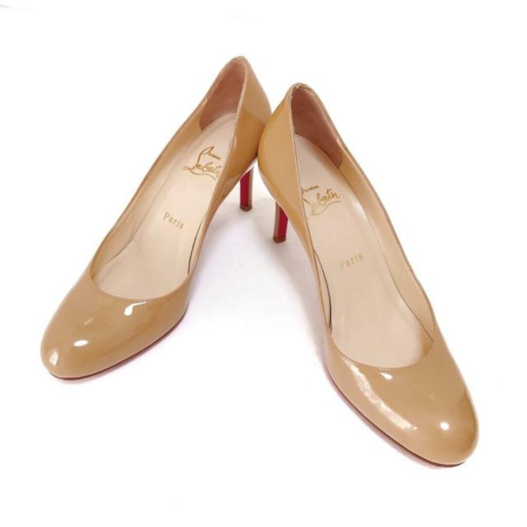 最終値下げクリスチャンルブタンパンプス37 ベージュ美品 最終値下げクリスチャンルブタンパンプス37 ベージュ美品