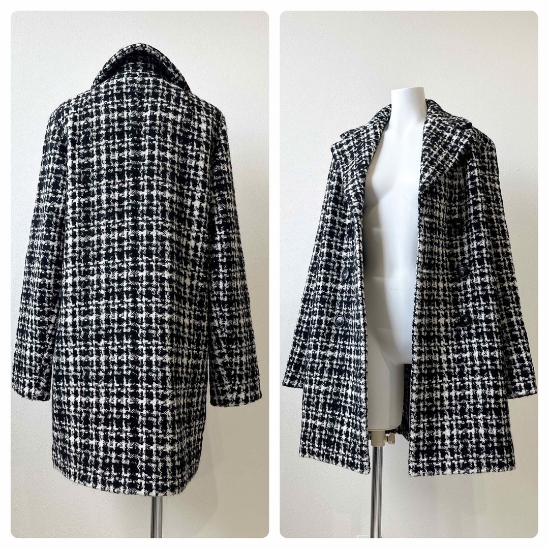 S Max Mara - S MAXMARA マックスマーラ ツイード ウール コート S Max Mara - S MAXMARA マックスマーラ ツイード ウール コート