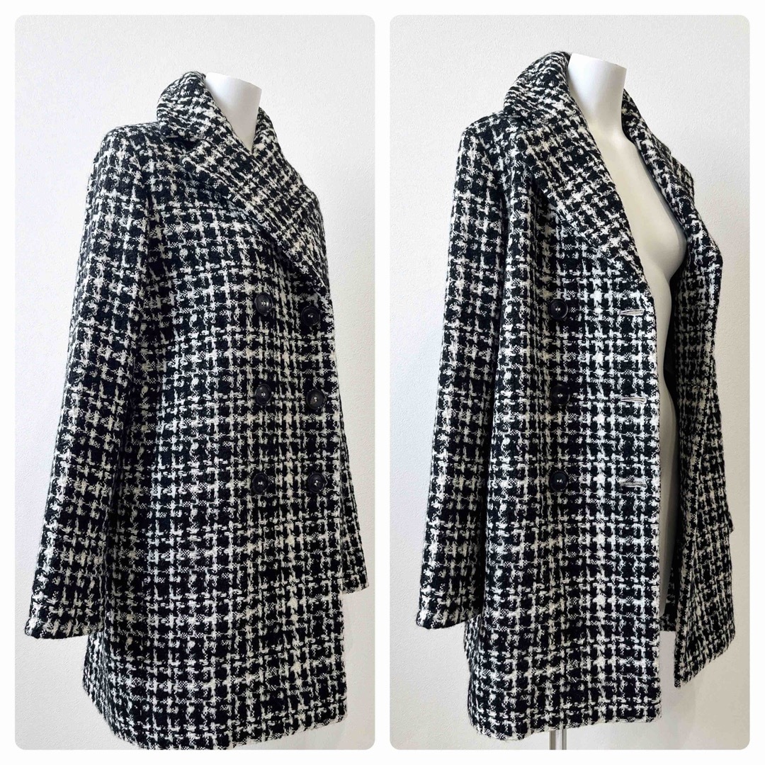 S Max Mara - S MAXMARA マックスマーラ ツイード ウール コート S Max Mara - S MAXMARA マックスマーラ ツイード ウール コート