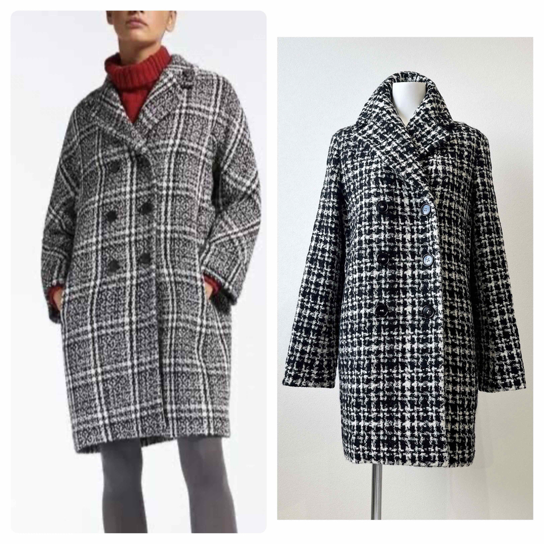 S Max Mara - S MAXMARA マックスマーラ ツイード ウール コート S Max Mara - S MAXMARA マックスマーラ ツイード ウール コート