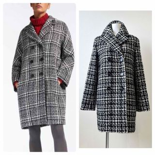 S Max Mara - S MAXMARA マックスマーラ ツイード ウール コート S Max Mara - S MAXMARA マックスマーラ ツイード ウール コート