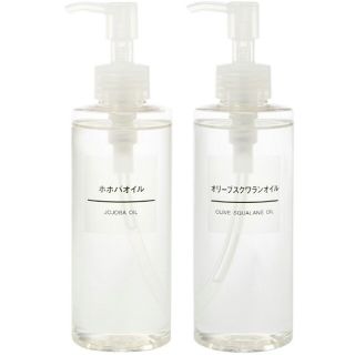 ムジルシリョウヒン(MUJI (無印良品))の無印良品 ホホバ&オリーブスクワランオイル 200ml 2本セット 即日発送(フェイスオイル/バーム)