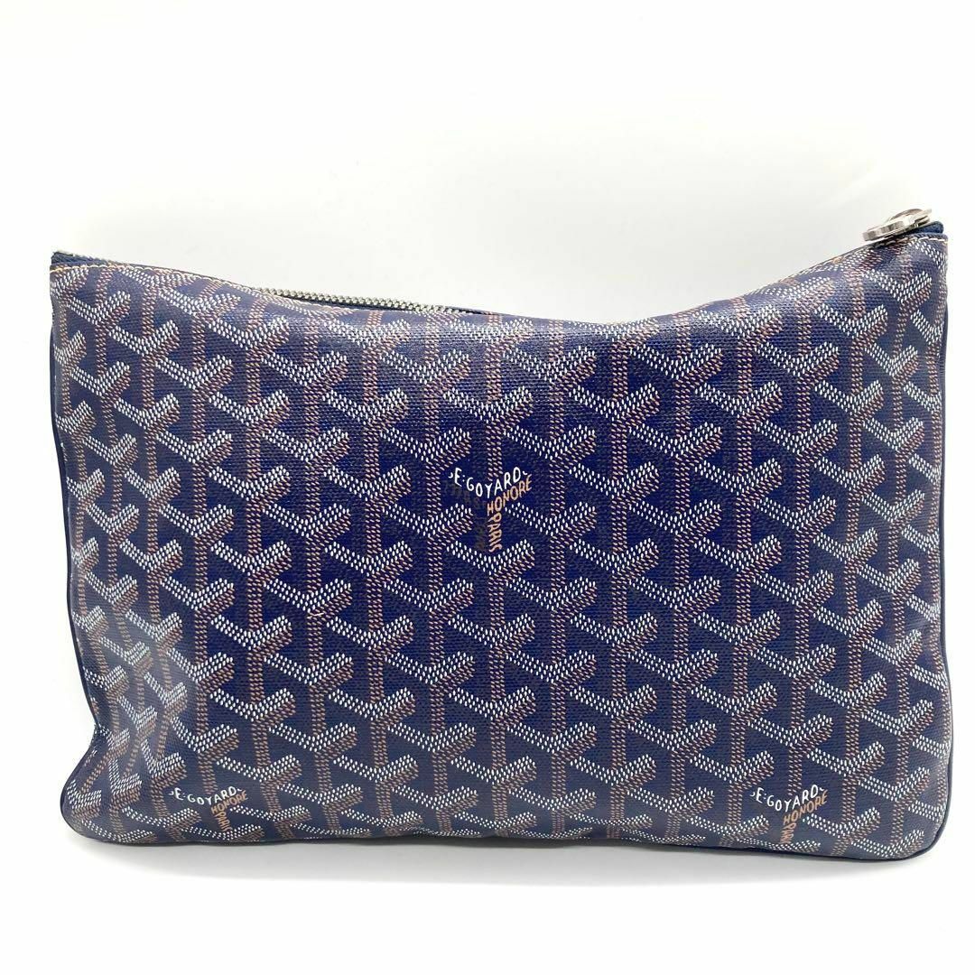 GOYARD - 【未使用級】GOYARD クラッチバッグ 総柄 ロゴ GOYARD - 【未使用級】GOYARD クラッチバッグ 総柄 ロゴ