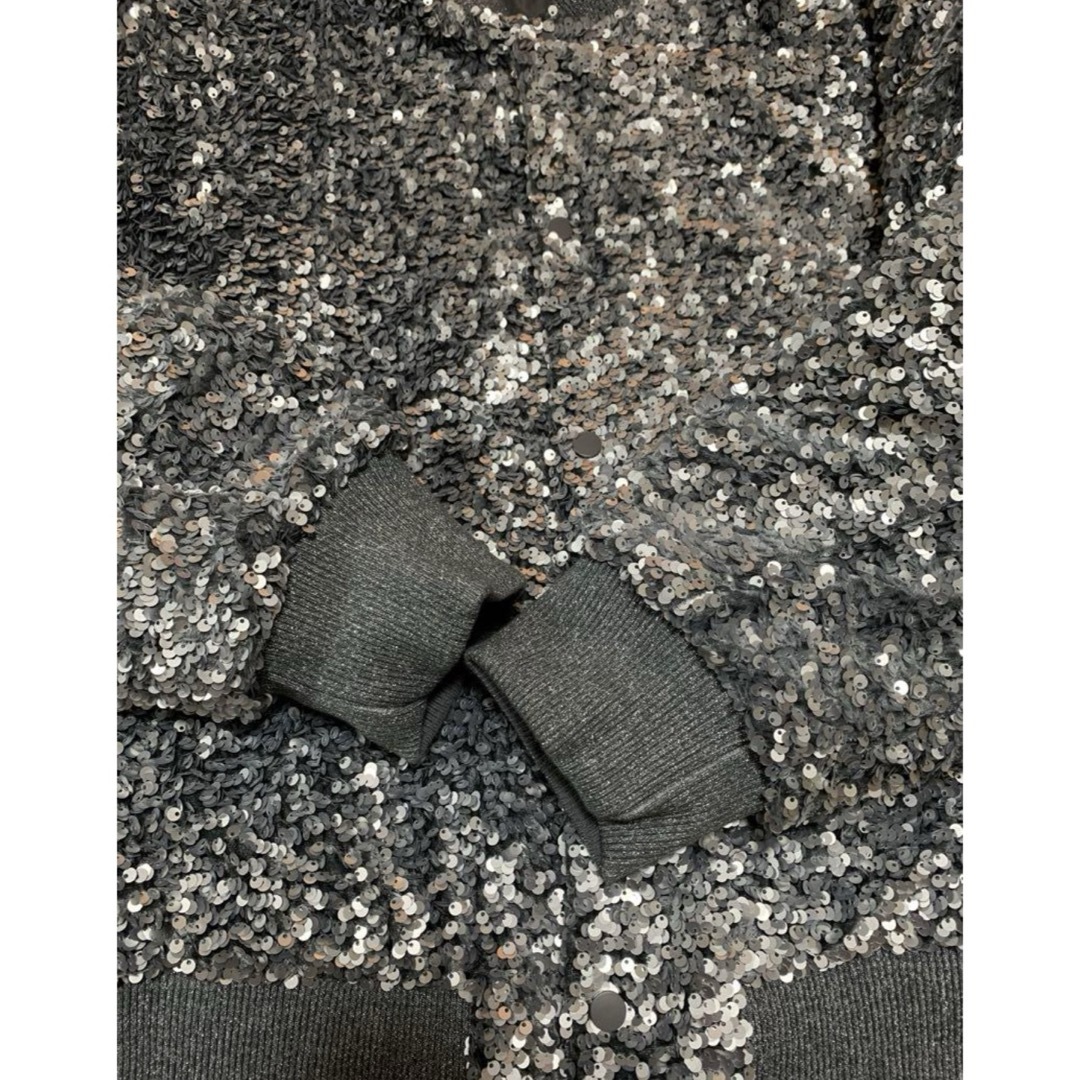 【極美品】ZARA スパンコール　ジャケット ZARA - ZARA スパンコールジャケット Lの通販 by lilyy's shop