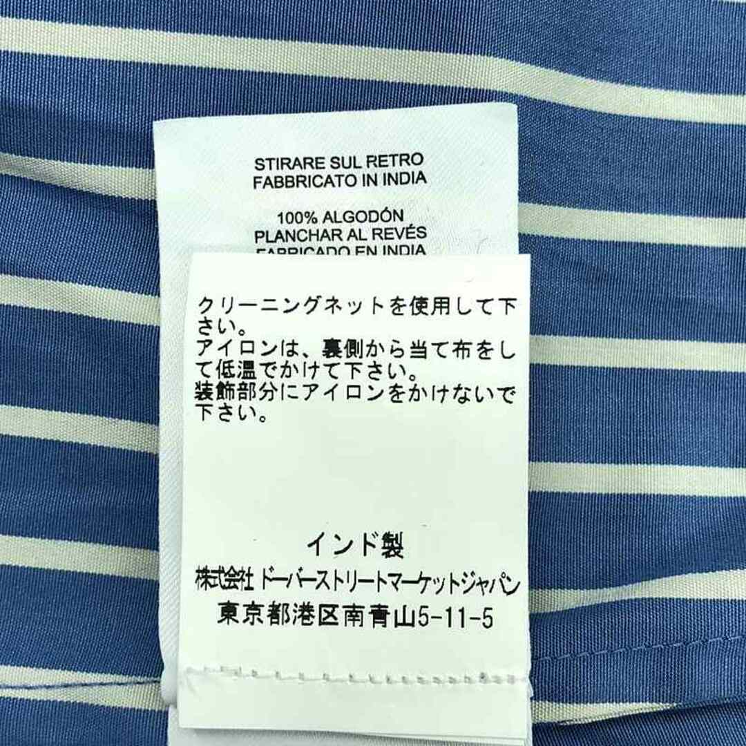 DRIES VAN NOTEN - 【美品】  DRIES VAN NOTEN / ドリスヴァンノッテン | CALBERO EMB 8067 W.W.SHIRT ストライプシャツ | 36 | ライトブルー | レディース