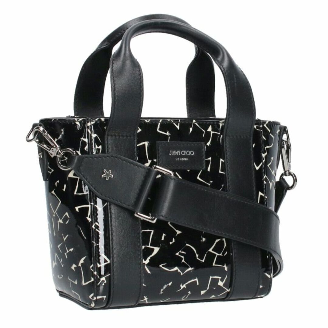 JIMMY CHOO(ジミーチュウ)のジミーチュウ  ショッパートート トリプルコラボエナメル2WAYハンドバッグ レディース レディースのバッグ(ハンドバッグ)の商品写真