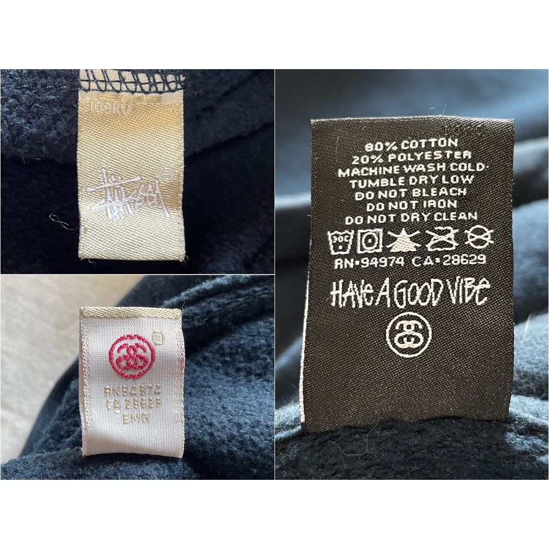 STUSSY - USA製 STUSSY ステューシー パーカー L ネイビーの通販 STUSSY - USA製 STUSSY ステューシー パーカー L ネイビーの通販