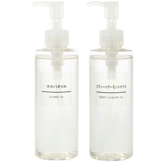 ムジルシリョウヒン(MUJI (無印良品))の無印良品 ホホバ&スウィートアーモンドオイル 200ml 2本セット(フェイスオイル/バーム)