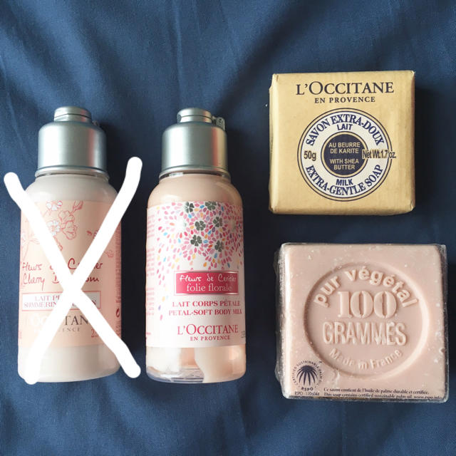 L'OCCITANE(ロクシタン)の✴︎アイミー様✴︎ロクシタン ボディクリーム 石鹸 コスメ/美容のボディケア(ボディクリーム)の商品写真