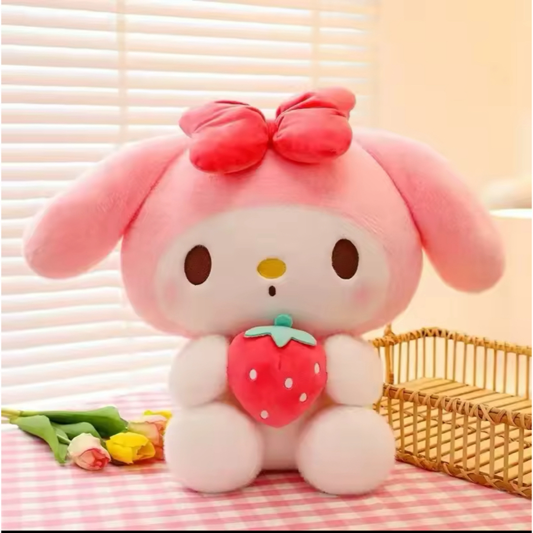 マイメロ リズムくん いちごのおうち ハウス ぬいぐるみセット 新品未使用 - メルカリ