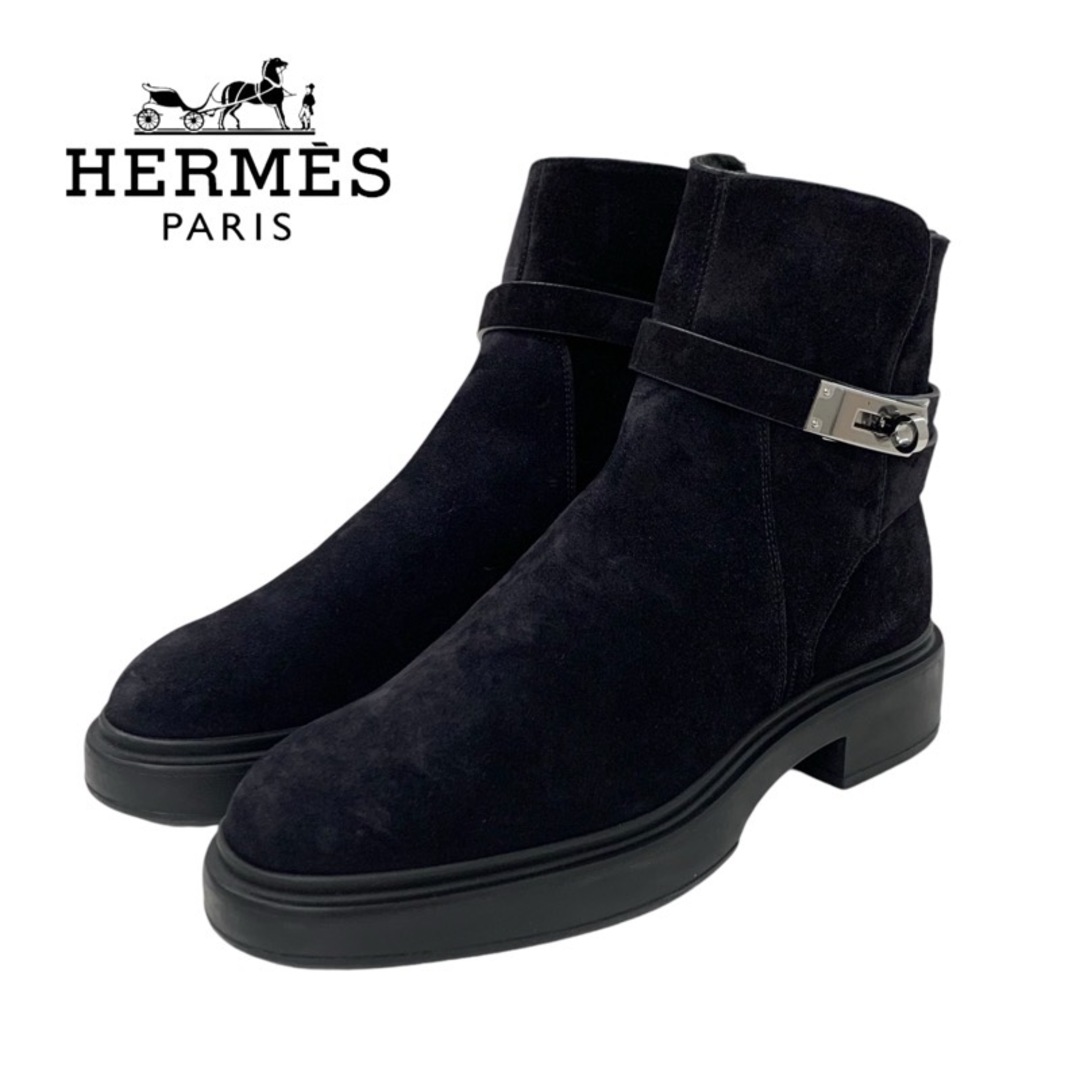 HERMES ショートブーツ(ヴェオ)カーフ36 ケリー金具 HERMES ショートブーツ(ヴェオ)カーフ36 ケリー金具
