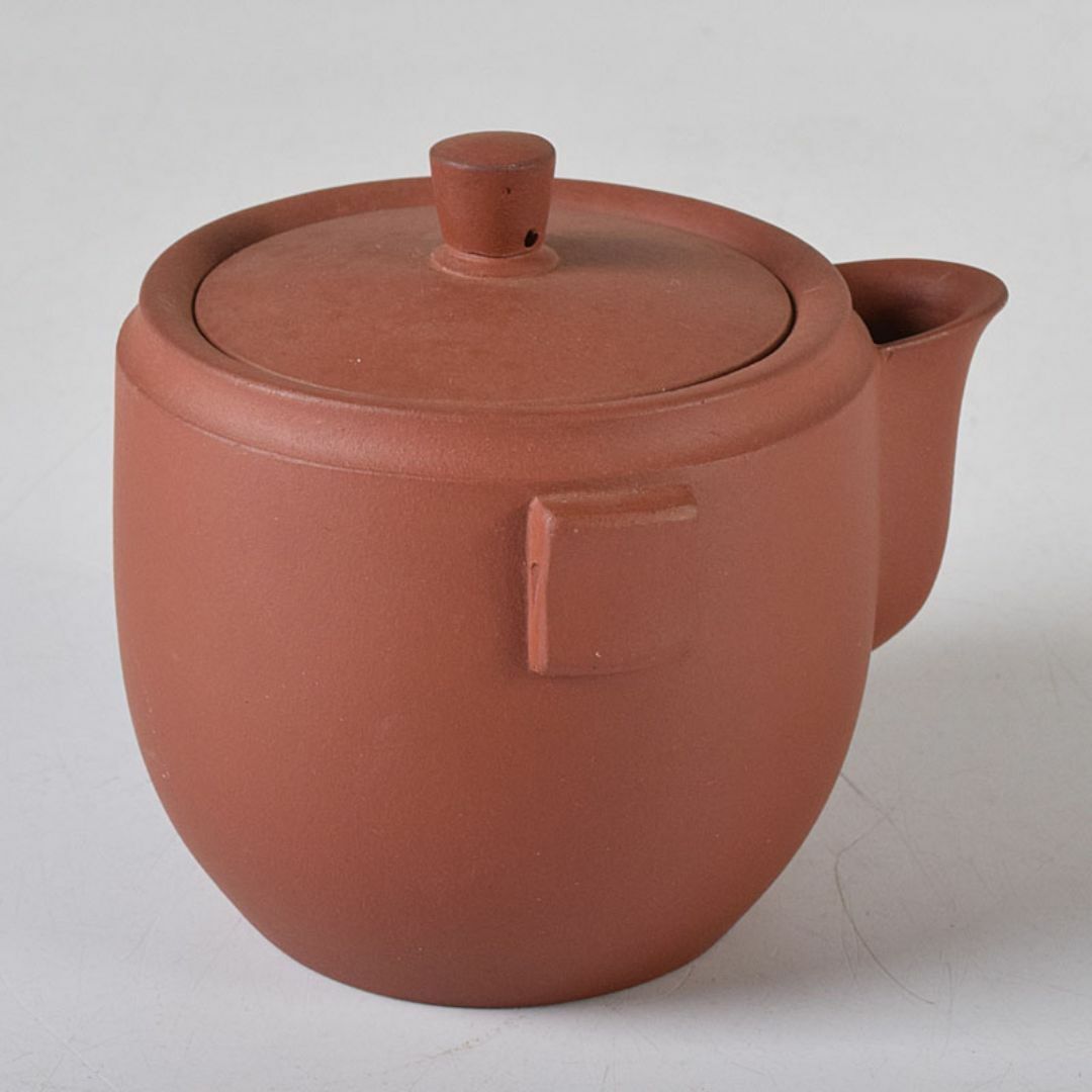 最安 宝瓶 朱泥 紫砂 中国宣興銘 中国 急須 R8342 V 茶壷 陶芸
