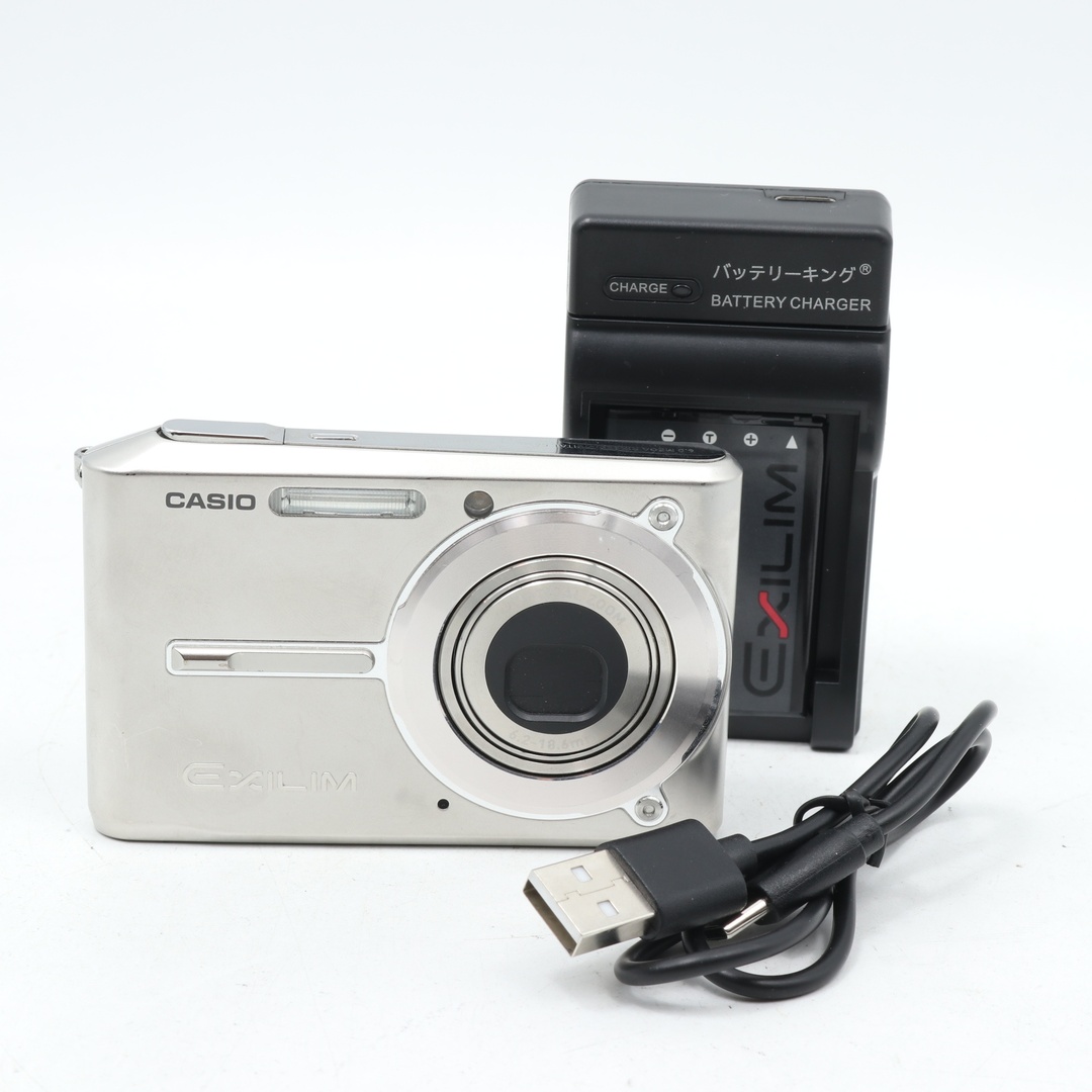 CASIO デジタルカメラ EXILIM CARD EX-S600 スパークルーシルバー