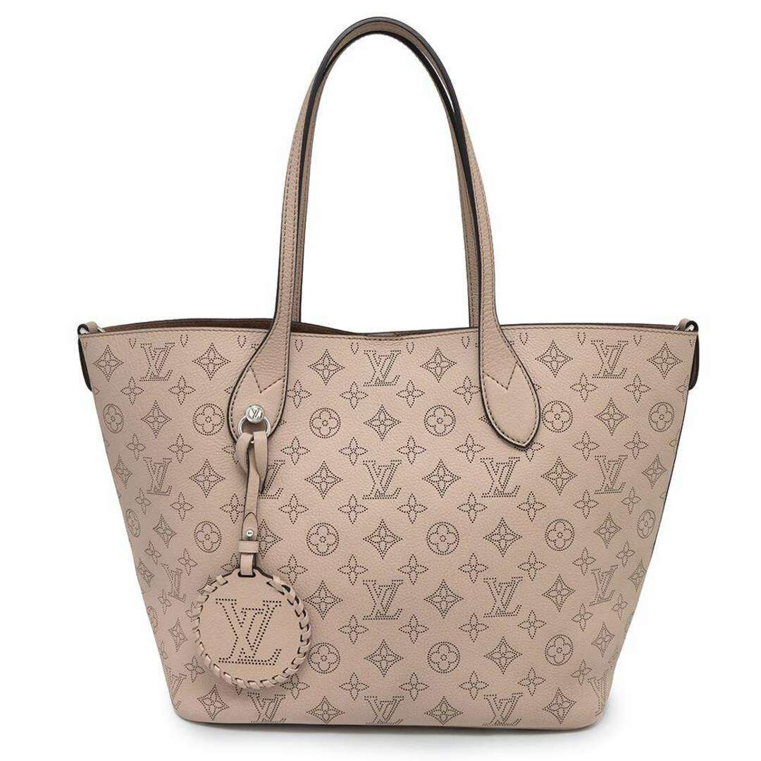 LOUIS VUITTON - ルイヴィトン ハンドバッグ モノグラム・マヒナ ブロッサムMM M21852 LOUIS VUITTON グレージュ