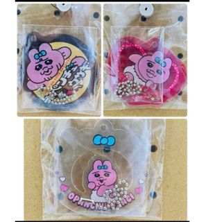 オパンチュウサギ(おぱんちゅうさぎ)のおぱんちゅうさぎ アクリルキーホルダー 3種セット 新品未使用(キャラクターグッズ)