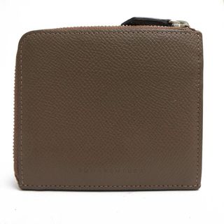 ボナベンチュラ／BONAVENTURA 財布 ウォレット メンズ 男性 男性用 レザー 革 本革 ベージュ  BWAN15 ノブレッサ コンパクトウォレット 小銭入れあり 二つ折り L字ファスナー(長財布)