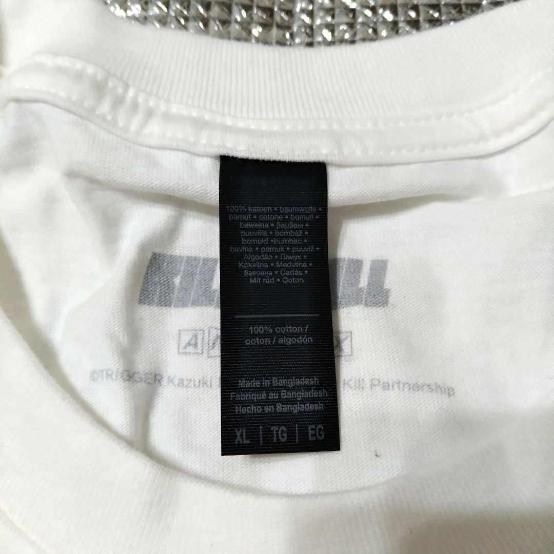 キルラキル Tシャツ XL 白 鬼龍院皐月 アニメ kill la kill * T キルラキル Tシャツ XL 白 鬼龍院皐月 アニメ kill la kill * T