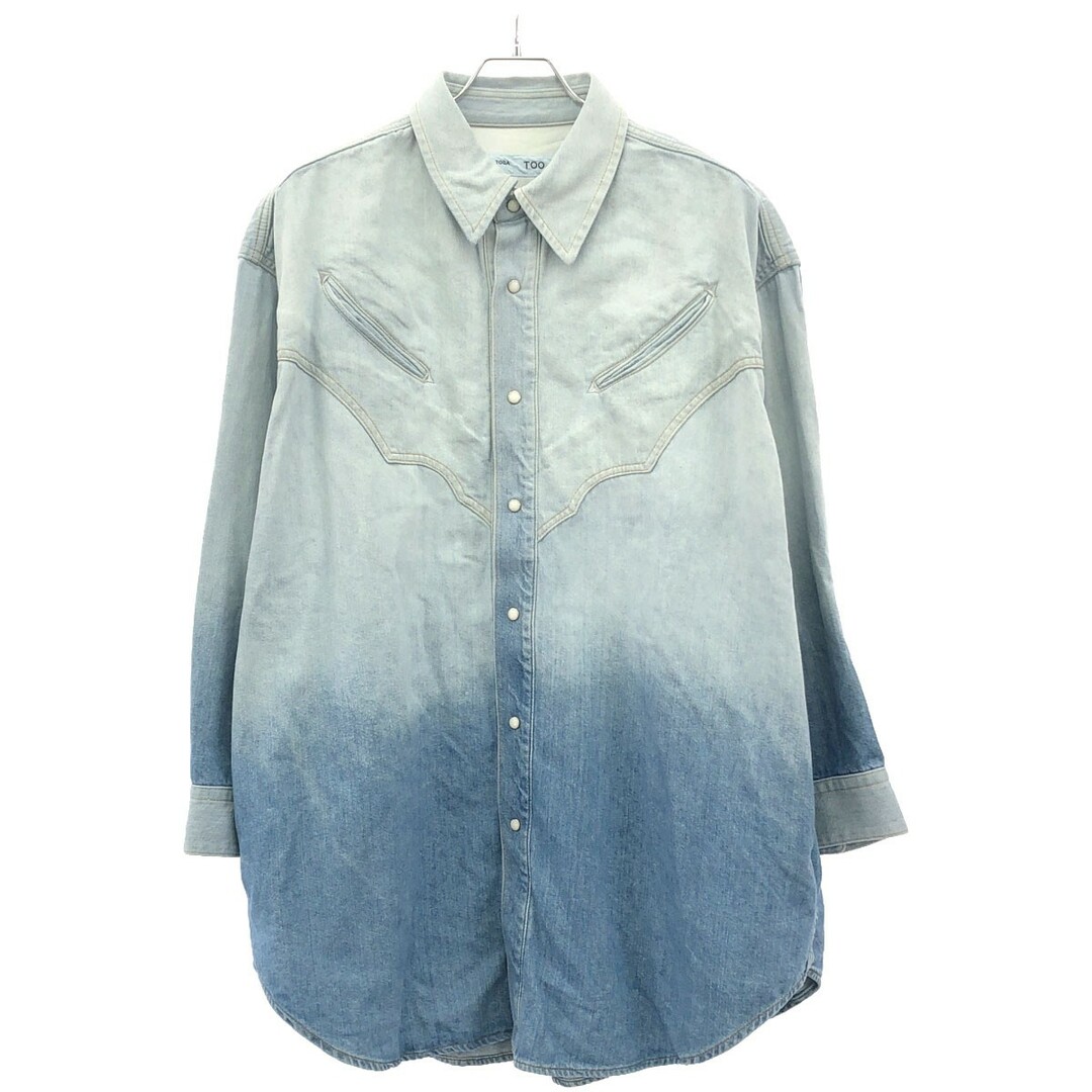 【初回限定】 TOO TOGA トーガ オーバーデニム グラデーション 24SS トゥ トップス