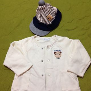 シシュノン(SiShuNon)のキッズ95♥️カーディガン、帽子(その他)