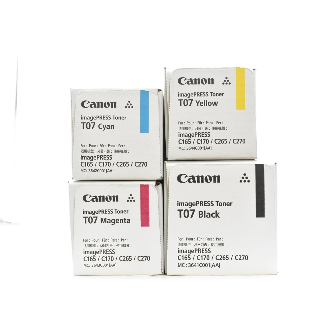 未使用 CANON 純正 トナー T07 4色(シアン・マゼンタ・イエロー 未使用 CANON 純正 トナー T07 4色(シアン・マゼンタ・イエロー