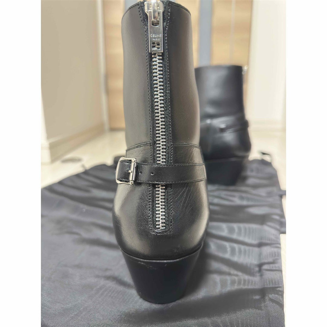 CELINE ジャクノ バックバックル ジップドブーツ CELINE ジャクノ バックバックル ジップドブーツ