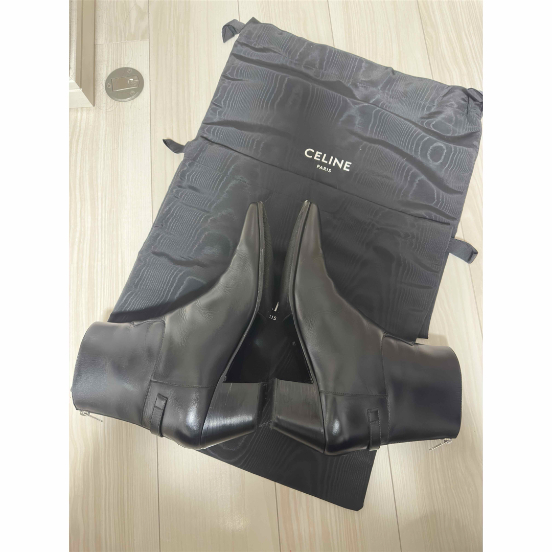 CELINE ジャクノ バックバックル ジップドブーツ CELINE ジャクノ バックバックル ジップドブーツ