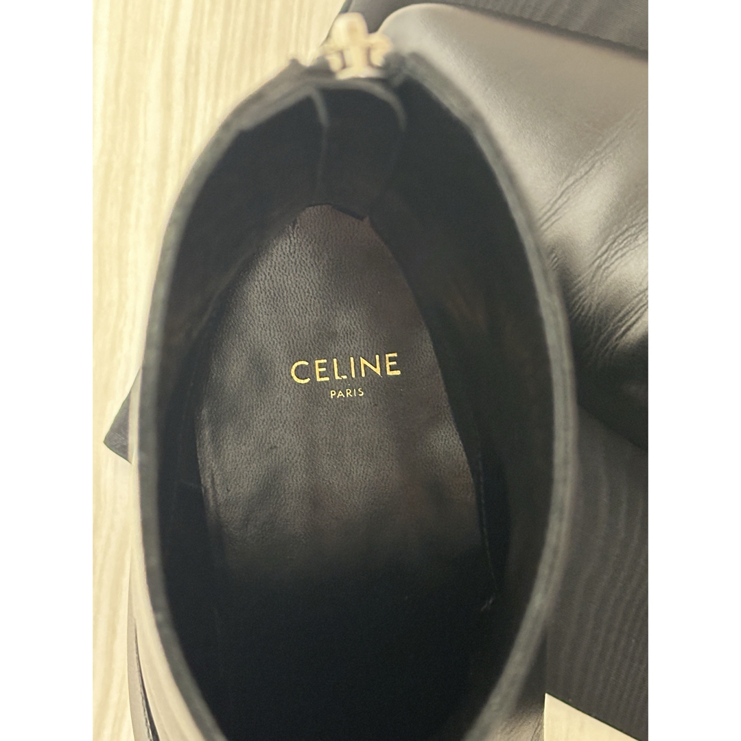 CELINE ジャクノ バックバックル ジップドブーツ CELINE ジャクノ バックバックル ジップドブーツ