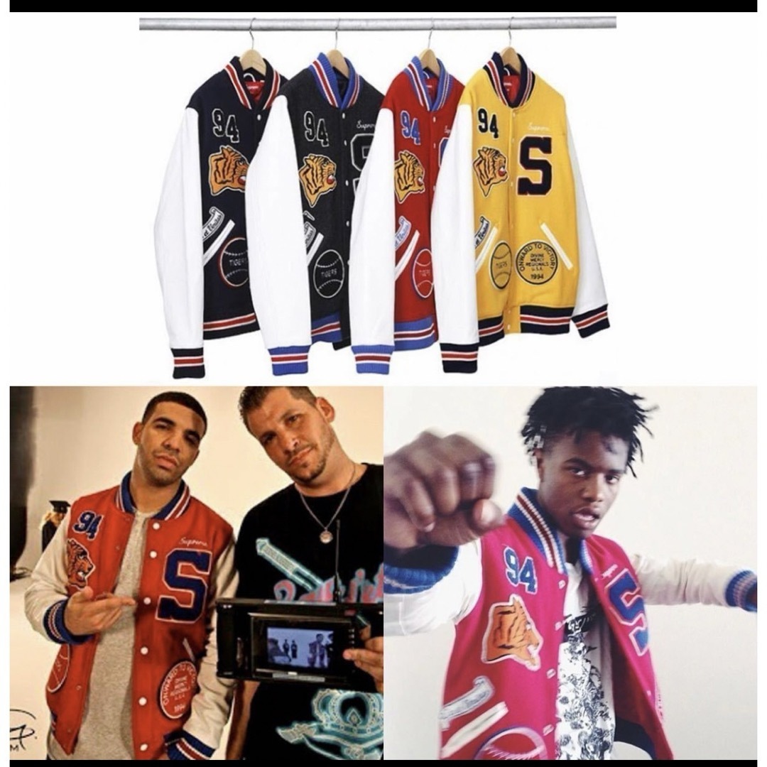 Supreme - SUPREME スタジャン 09AW Tiger Varsity Jacketの通販 Supreme - SUPREME スタジャン 09AW Tiger Varsity Jacketの通販