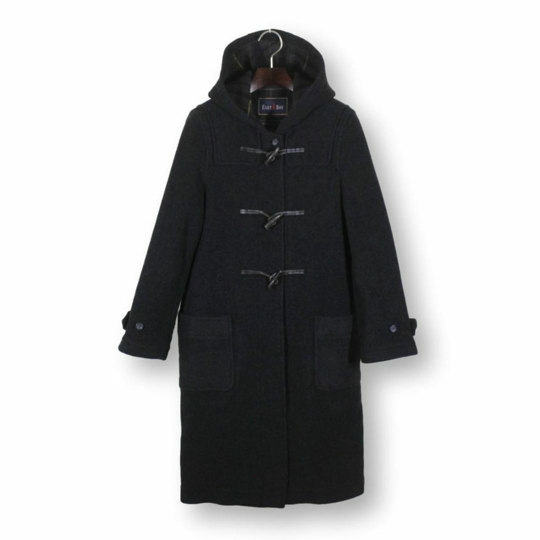 EASTBOY School - 45【極美品】イーストボーイ ダッフルコート 7 グレー S ロング カシミヤ入