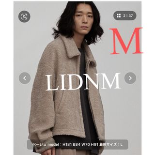 LIDNM - GOAT LEATHER LINING BLOUSON リドム レザー 本革の通販 LIDNM - GOAT LEATHER LINING BLOUSON リドム レザー 本革の通販