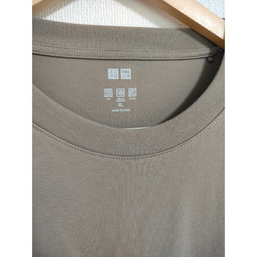 UNIQLO - UNIQLO ユニクロ エアリズムコットンUVカットクルー UNIQLO - UNIQLO ユニクロ エアリズムコットンUVカットクルー