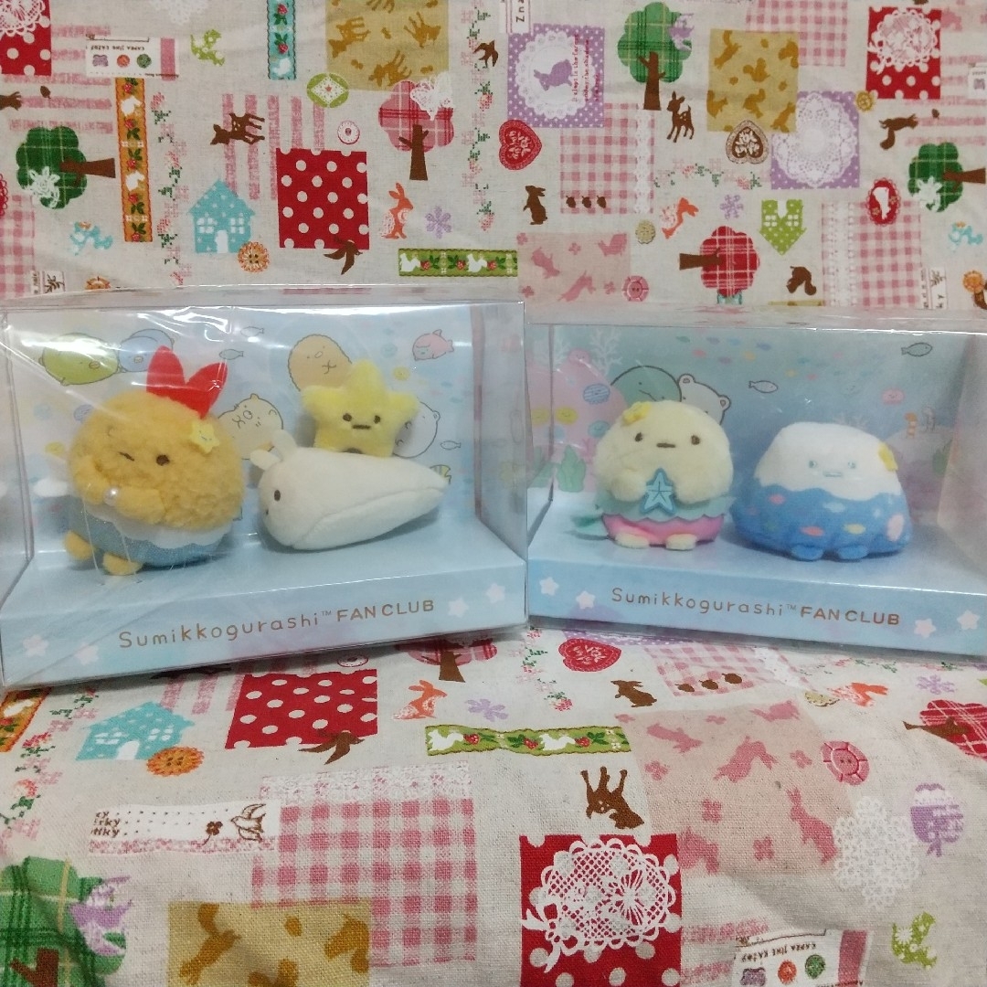 すみっコぐらし ファンクラブ 限定 てのりぬいぐるみセット 2点 すみっコぐらし ファンクラブ 限定 てのりぬいぐるみセット 2点