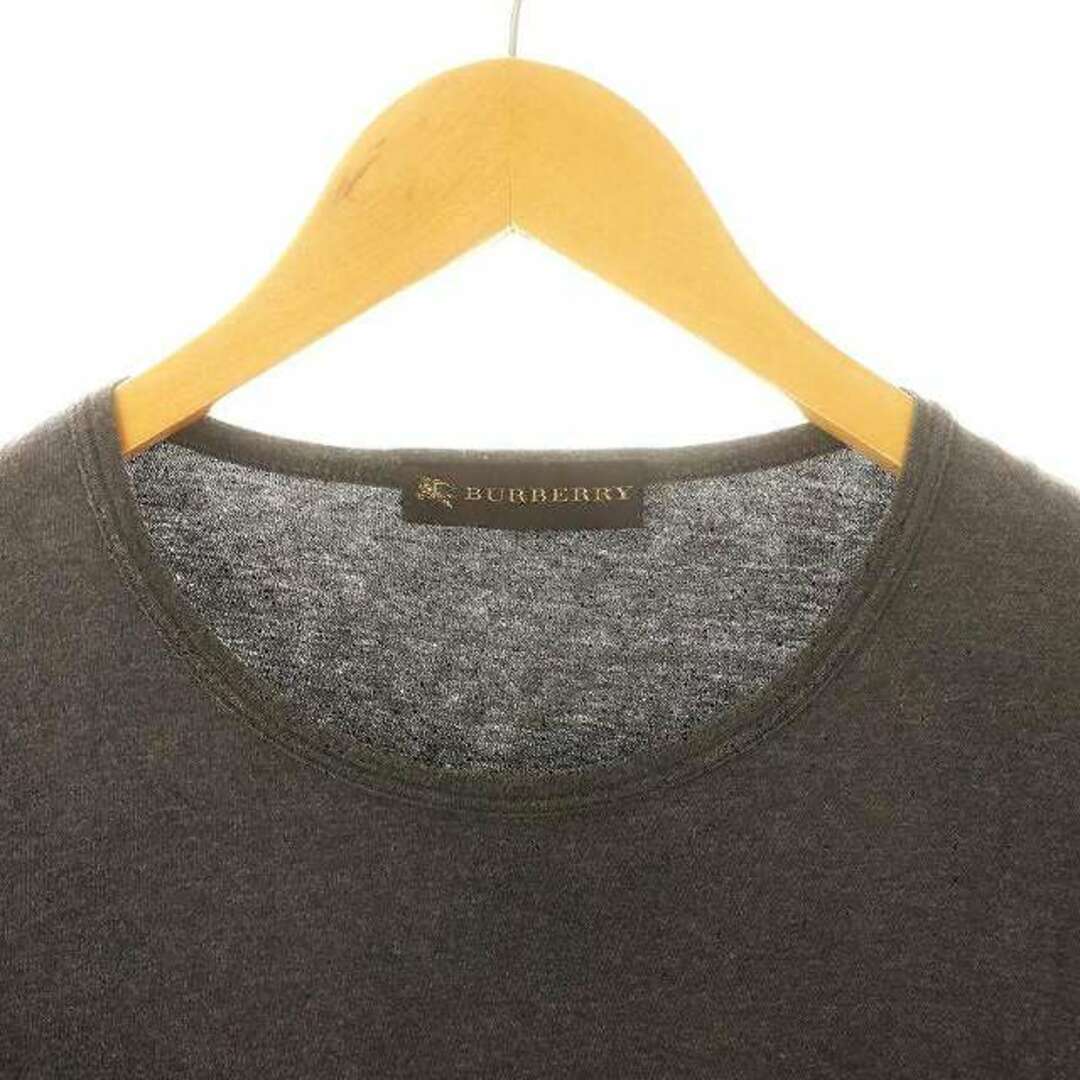 BURBERRY - バーバリー ニットポケットロングTシャツ カットソー BURBERRY - バーバリー ニットポケットロングTシャツ カットソー