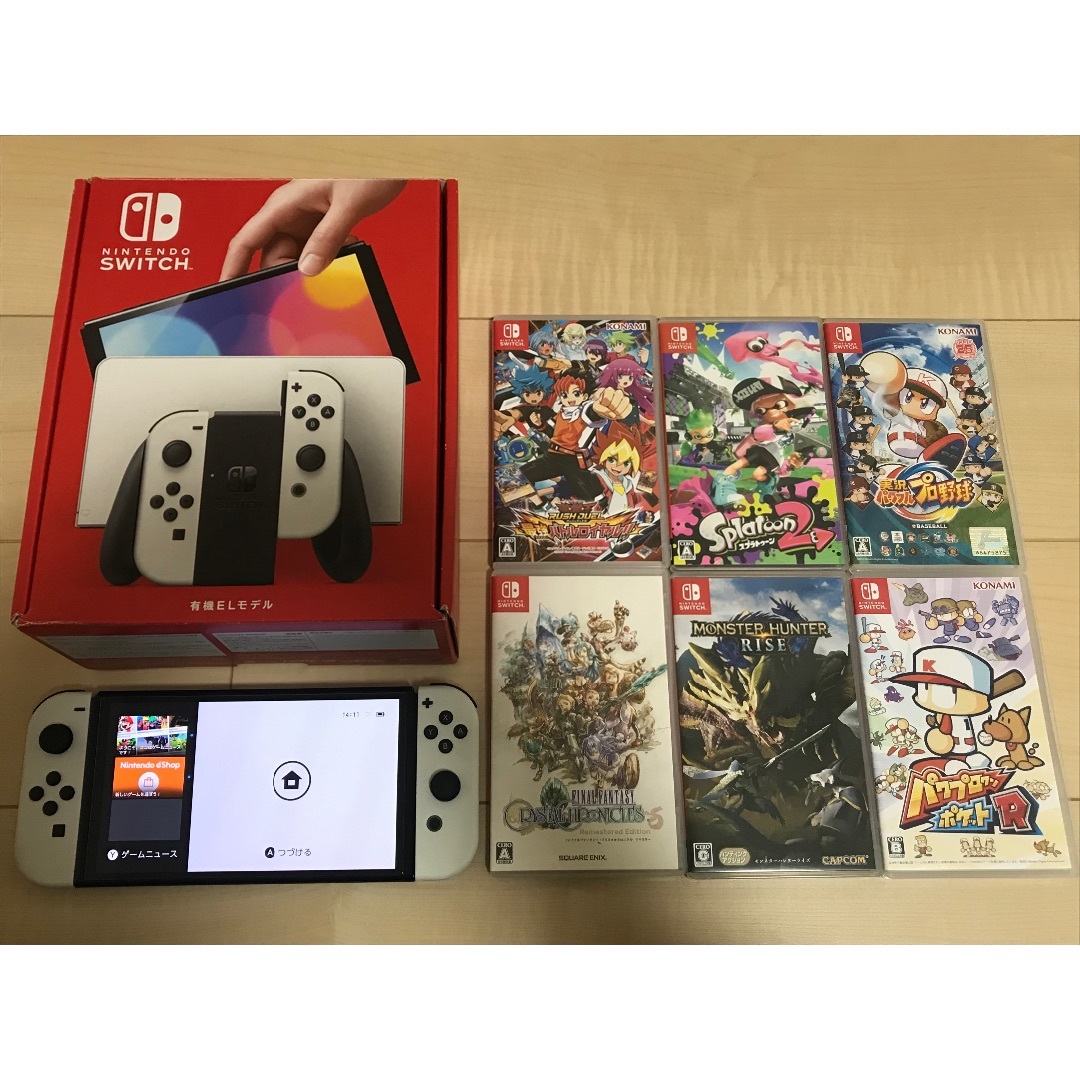 Nintendo Switch - ✨有機ELモデルSwitch本体一式＋ソフト6本付✨