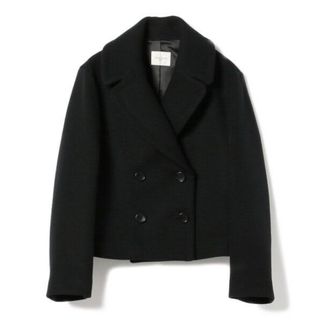 Demi-Luxe BEAMS - Demi-Luxe BEAMSピーコートブラック未使用 Demi-Luxe BEAMS - Demi-Luxe BEAMSピーコートブラック未使用