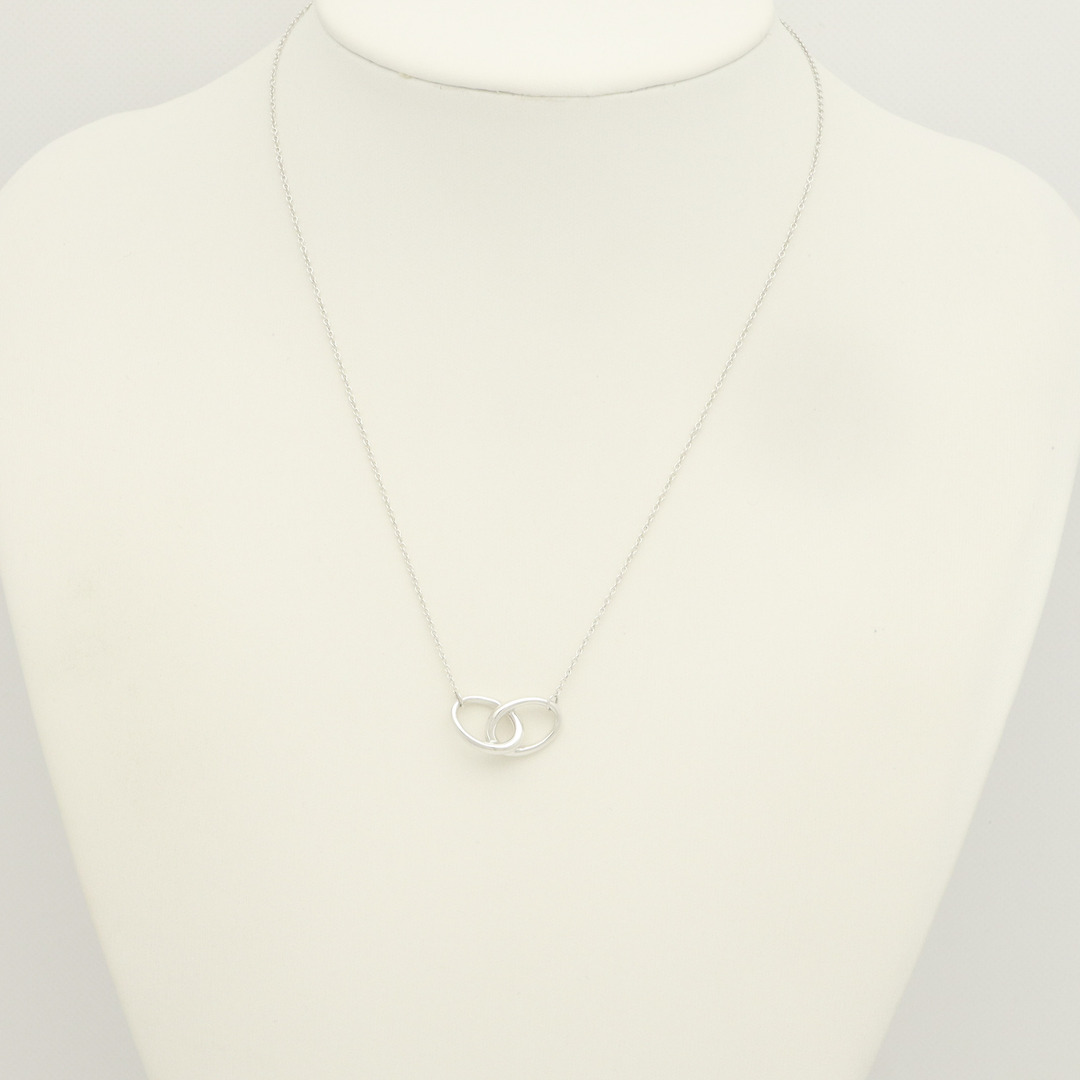 美品】TIFFANY&Co. ダブル ループ ネックレス 美品】TIFFANY&Co. ダブル ループ ネックレス