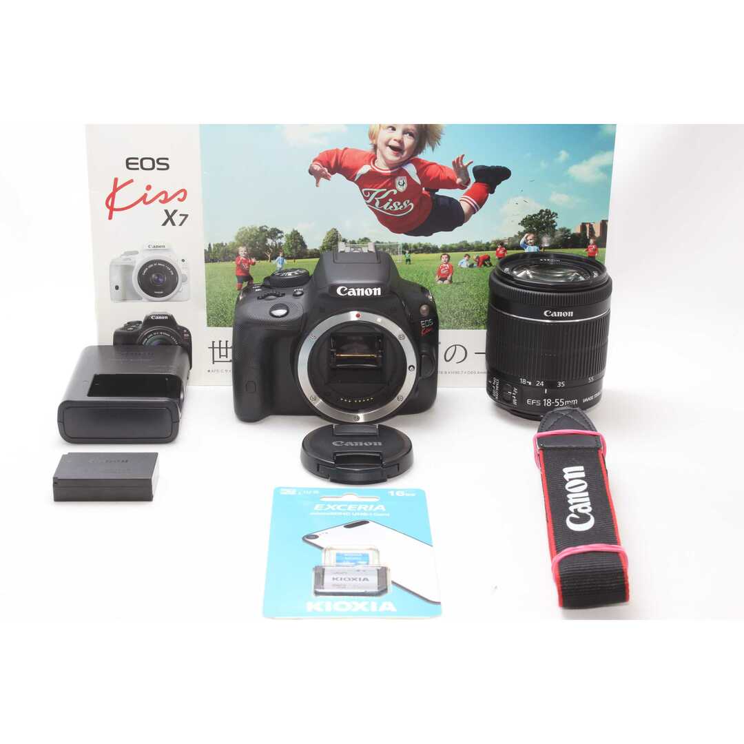 ❤️超軽量コンパクト一眼レフ❤️Canon EOS Kiss X7 レンズキット ❤️超軽量コンパクト一眼レフ❤️Canon EOS Kiss X7 レンズキット
